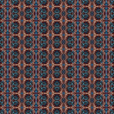 Kusursuz kare soyut desen. Sanat dokusu. Sanat mandala. Simetrik desen