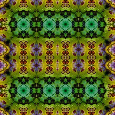 Kusursuz kare soyut desen. Sanat dokusu. Sanat mandala. Simetrik desen