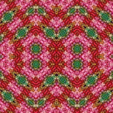 Kusursuz kare soyut desen. Sanat dokusu. Sanat mandala. Simetrik desen