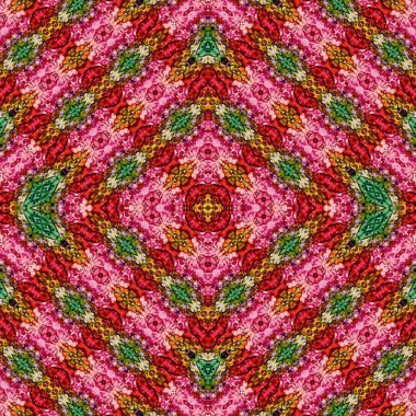 Kusursuz kare soyut desen. Sanat dokusu. Sanat mandala. Simetrik desen