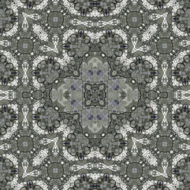 Kusursuz kare soyut desen. Sanat dokusu. Sanat mandala. Simetrik desen