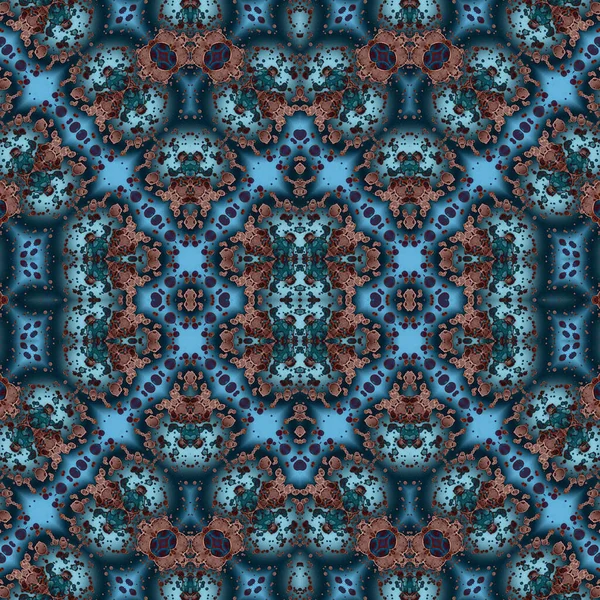 Kusursuz kare soyut desen. Sanat dokusu. Sanat mandala. Simetrik desen