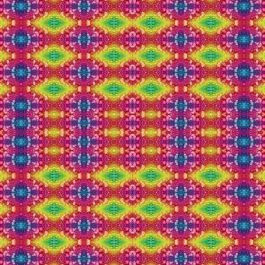 Kusursuz kare soyut desen. Sanat dokusu. Sanat mandala. Simetrik desen