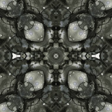 Kusursuz kare soyut desen. Sanat dokusu. Sanat mandala. Simetrik desen