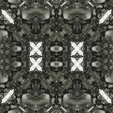 Kusursuz kare soyut desen. Sanat dokusu. Sanat mandala. Simetrik desen