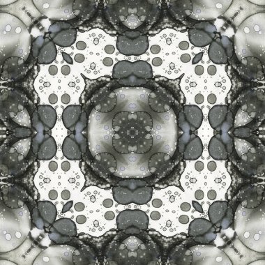 Kusursuz kare soyut desen. Sanat dokusu. Sanat mandala. Simetrik desen