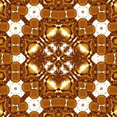 Kusursuz kare soyut desen. Sanat dokusu. Sanat mandala. Simetrik desen