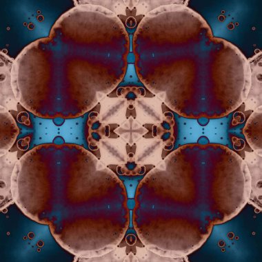 Kusursuz kare soyut desen. Sanat dokusu. Sanat mandala. Simetrik desen