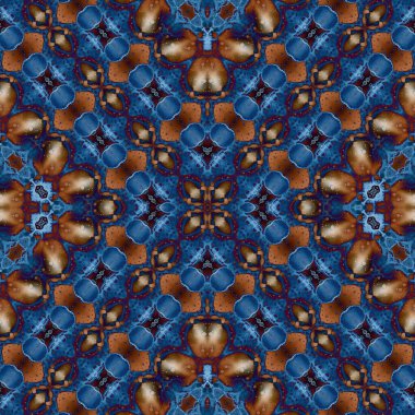 Kusursuz kare soyut desen. Sanat dokusu. Sanat mandala. Simetrik desen