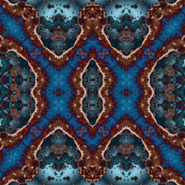 Kusursuz kare soyut desen. Sanat dokusu. Sanat mandala. Simetrik desen