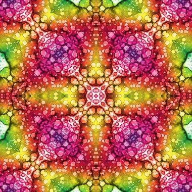 Kusursuz kare soyut desen. Sanat dokusu. Sanat mandala. Simetrik desen