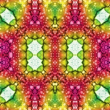 Kusursuz kare soyut desen. Sanat dokusu. Sanat mandala. Simetrik desen