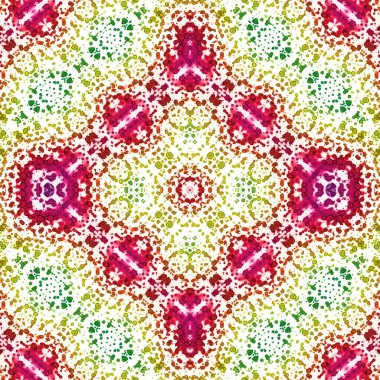 Kusursuz kare soyut desen. Sanat dokusu. Sanat mandala. Simetrik desen