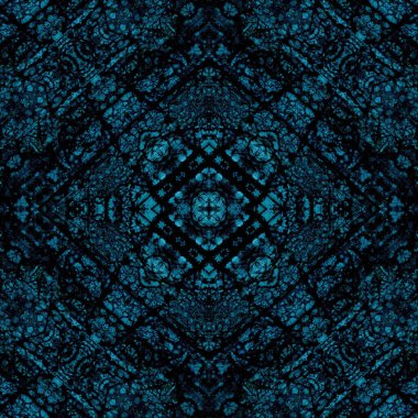 Kusursuz kare soyut desen. Sanat dokusu. Sanat mandala. Simetrik desen