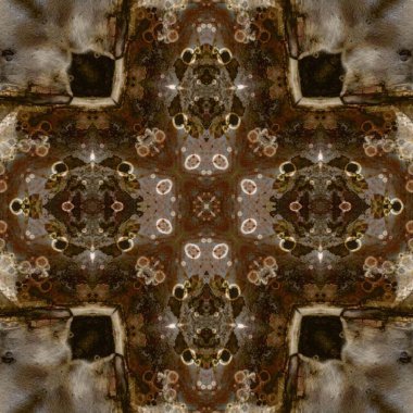 Kusursuz kare soyut desen. Sanat dokusu. Sanat mandala. Simetrik desen