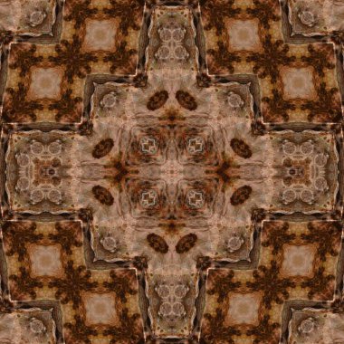 Kusursuz kare soyut desen. Sanat dokusu. Sanat mandala. Simetrik desen