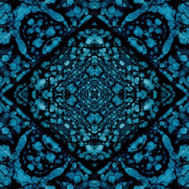 Kusursuz kare soyut desen. Sanat dokusu. Sanat mandala. Simetrik desen