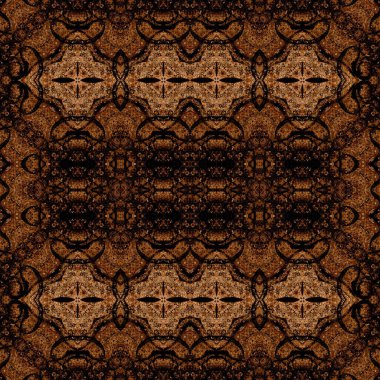 Kusursuz kare soyut desen. Sanat dokusu. Sanat mandala. Simetrik desen