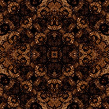 Kusursuz kare soyut desen. Sanat dokusu. Sanat mandala. Simetrik desen