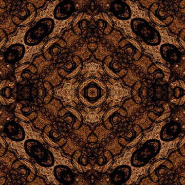 Kusursuz kare soyut desen. Sanat dokusu. Sanat mandala. Simetrik desen