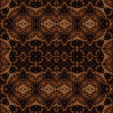 Kusursuz kare soyut desen. Sanat dokusu. Sanat mandala. Simetrik desen