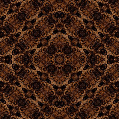 Kusursuz kare soyut desen. Sanat dokusu. Sanat mandala. Simetrik desen