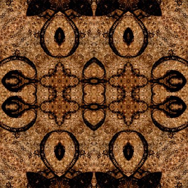 Kusursuz kare soyut desen. Sanat dokusu. Sanat mandala. Simetrik desen