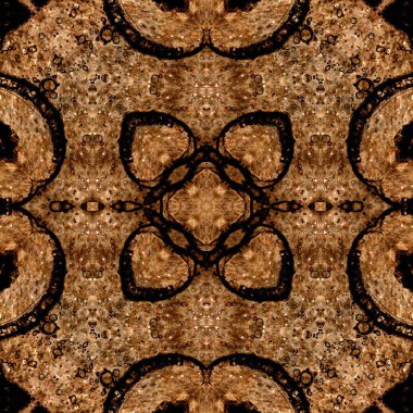 Kusursuz kare soyut desen. Sanat dokusu. Sanat mandala. Simetrik desen