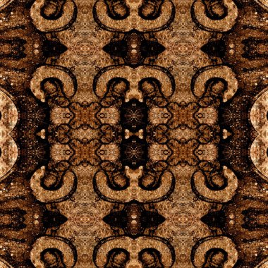 Kusursuz kare soyut desen. Sanat dokusu. Sanat mandala. Simetrik desen