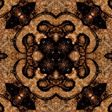 Kusursuz kare soyut desen. Sanat dokusu. Sanat mandala. Simetrik desen