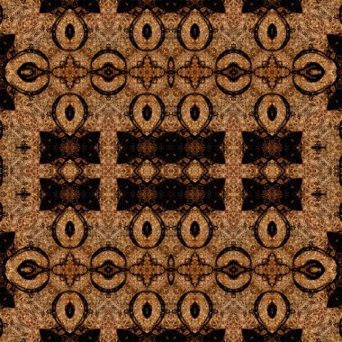 Kusursuz kare soyut desen. Sanat dokusu. Sanat mandala. Simetrik desen