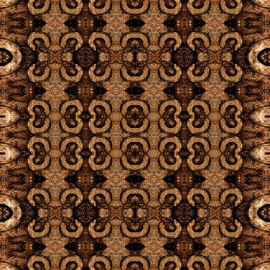 Kusursuz kare soyut desen. Sanat dokusu. Sanat mandala. Simetrik desen