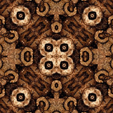 Kusursuz kare soyut desen. Sanat dokusu. Sanat mandala. Simetrik desen