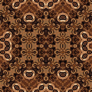 Kusursuz kare soyut desen. Sanat dokusu. Sanat mandala. Simetrik desen