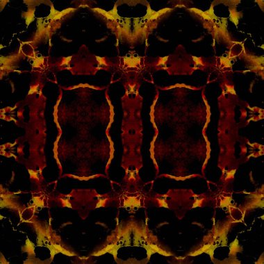 Kusursuz kare soyut desen. Sanat dokusu. Sanat mandala. Simetrik desen