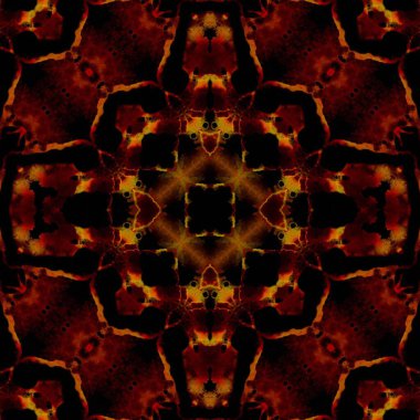 Kusursuz kare soyut desen. Sanat dokusu. Sanat mandala. Simetrik desen