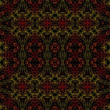 Kusursuz kare soyut desen. Sanat dokusu. Sanat mandala. Simetrik desen