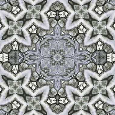 Kusursuz kare soyut desen. Sanat dokusu. Sanat mandala. Simetrik desen