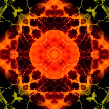 Kusursuz kare soyut desen. Sanat dokusu. Sanat mandala. Simetrik desen