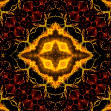 Kusursuz kare soyut desen. Sanat dokusu. Sanat mandala. Simetrik desen