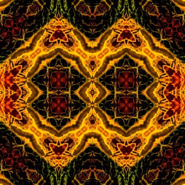 Kusursuz kare soyut desen. Sanat dokusu. Sanat mandala. Simetrik desen