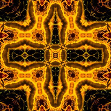 Kusursuz kare soyut desen. Sanat dokusu. Sanat mandala. Simetrik desen