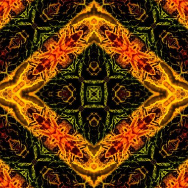 Kusursuz kare soyut desen. Sanat dokusu. Sanat mandala. Simetrik desen