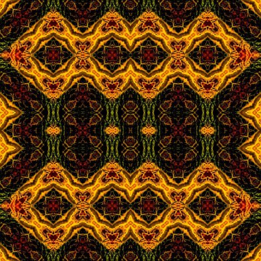 Kusursuz kare soyut desen. Sanat dokusu. Sanat mandala. Simetrik desen