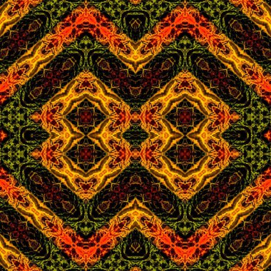 Kusursuz kare soyut desen. Sanat dokusu. Sanat mandala. Simetrik desen