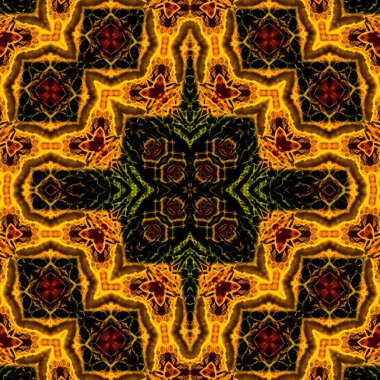 Kusursuz kare soyut desen. Sanat dokusu. Sanat mandala. Simetrik desen