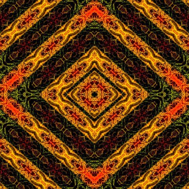 Kusursuz kare soyut desen. Sanat dokusu. Sanat mandala. Simetrik desen