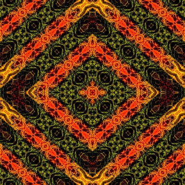 Kusursuz kare soyut desen. Sanat dokusu. Sanat mandala. Simetrik desen