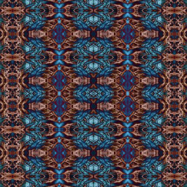 Kusursuz kare soyut desen. Sanat dokusu. Sanat mandala. Simetrik desen