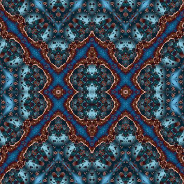 Kusursuz kare soyut desen. Sanat dokusu. Sanat mandala. Simetrik desen